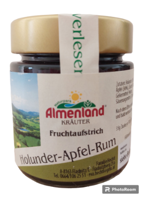 Picture of Fruchtaufstrich 150ml - Holunder-Apfel-Rum