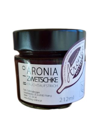 Bild von Bio-Fruchtaufstrich Aroniabeere + Zwetschke 212 ml