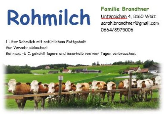 Picture of Rohmilch 1Liter