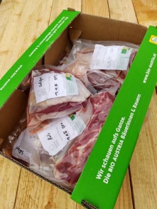 Bild von Bio-Lammfleisch - Kleines Mischpaket | ca. 3 kg - 25 €/kg