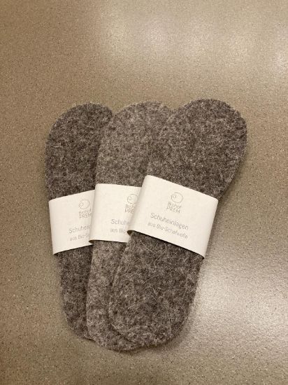 Bild von Schuheinlagen aus Bio-Schafwolle